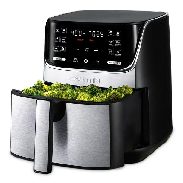 Gourmia 7-Quart Digital Air Fryer with 12-One Touch Presets, GAF734