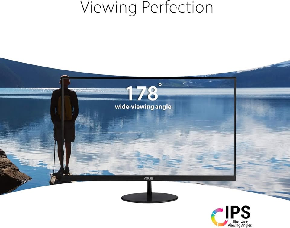 ASUS VL249HE 24 (23.8 Viewable) Eye Care Monitor 1080P Full HD 75Hz IPS Adaptive