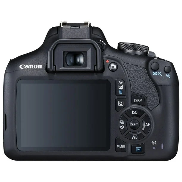 Canon EOS 2000D / Rebel T7 DSLR Camera Bundle with 18-55mm Zoom Lens + 32GB SanDisk Card + Case + Tripod + ZeeTech Accessory