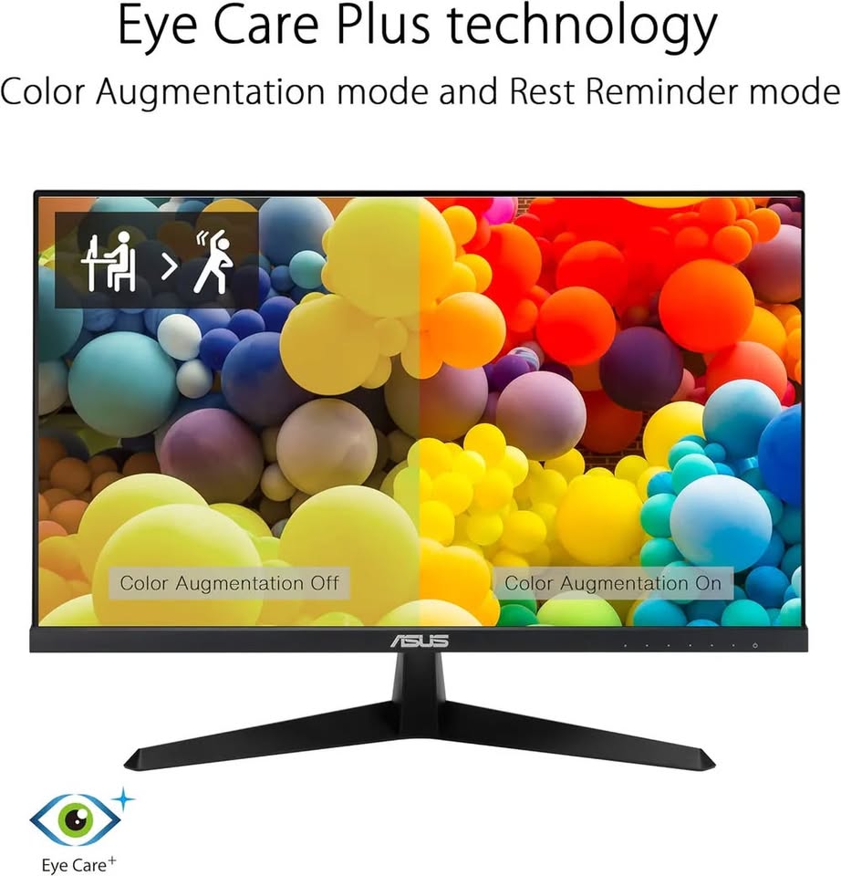 ASUS VY249HE-W 23.8 1080P Monitor - White Full HD 75Hz IPS