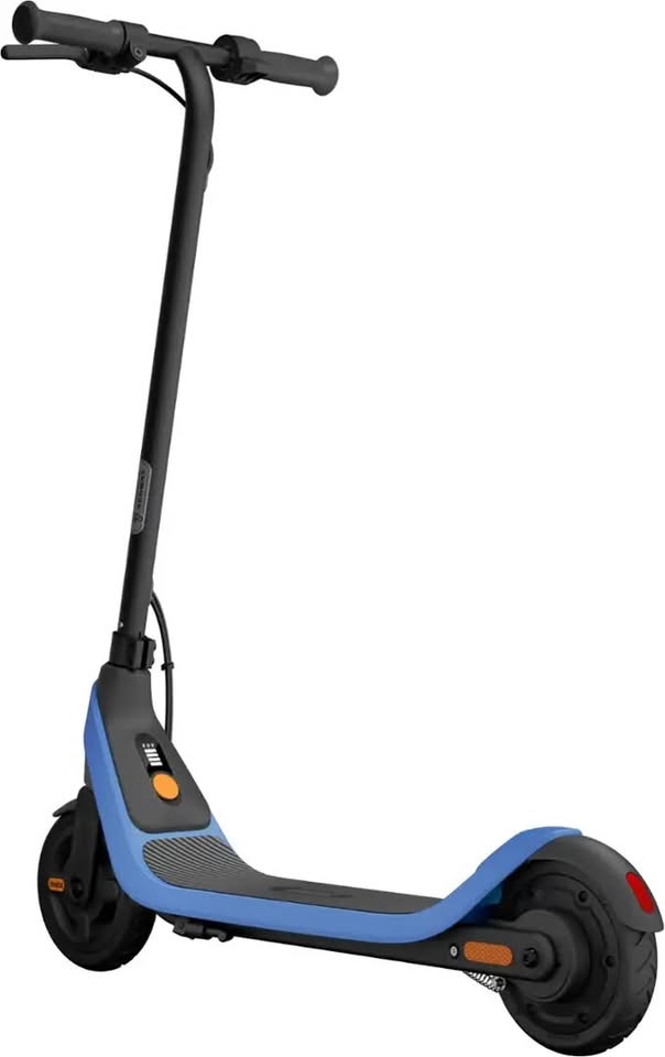Segway - C2 Lite Kids Electric Kick Scooter w/5.6 mi Max Operating Range & 9.9 mph Max Speed - Blue