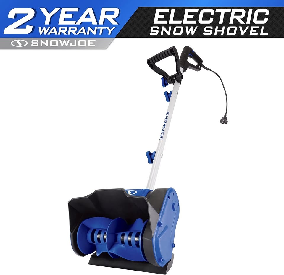Snow Joe 320E 10-Inch 8.5-Amp Electric Snow Shovel, Blue