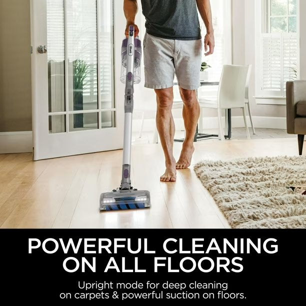 Shark IZ440HC Vertex DuoClean PowerFins Lightweight Cordless Stick Vacuum, Blue