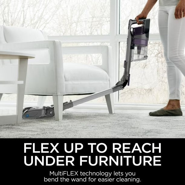 Shark IZ440HC Vertex DuoClean PowerFins Lightweight Cordless Stick Vacuum, Blue
