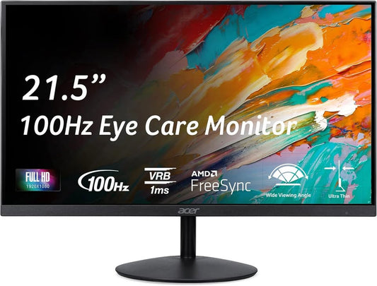 Acer SB222Q Hbi 21.5" Ultra-Slim FHD VA LED Monitor
