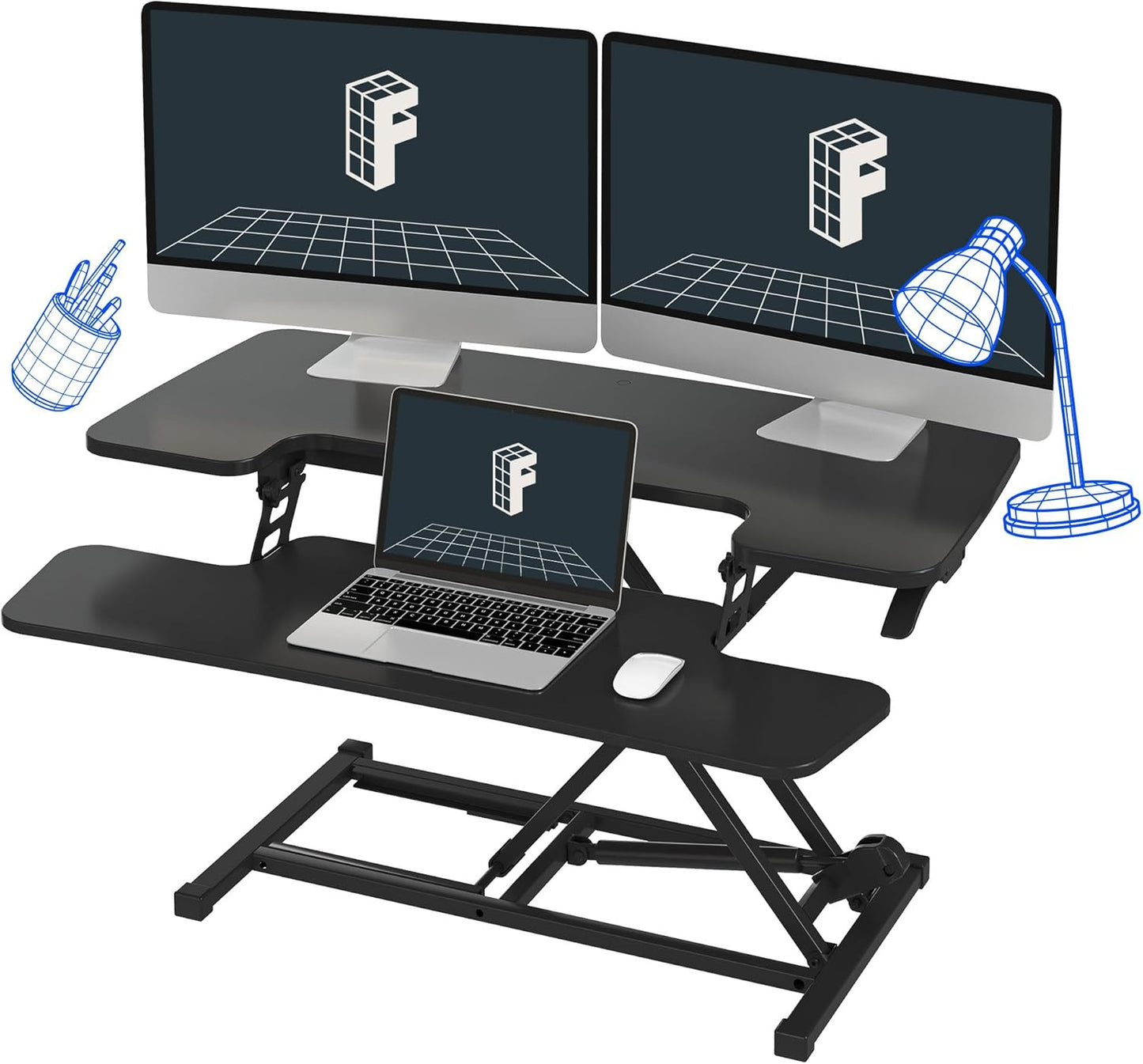 FlexiSpot M7MB Stand Up desk Converter -35"