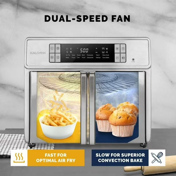 Kalorik MAXX® Advance 26 Quart Digital Air Fryer Oven - AFO 52414 SS, Kalorik MAXX® Advance 26 Q