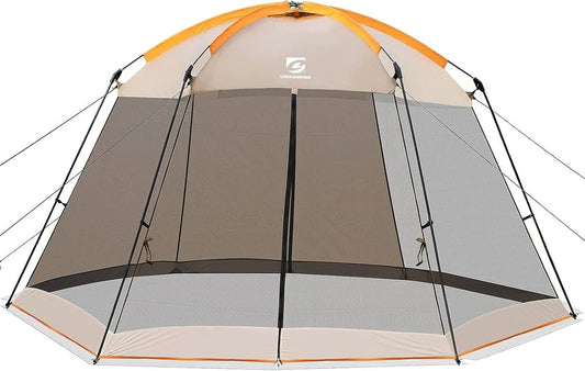 UNICAMPER Screen House Mesh Mosquito Tent UPF 50+ Canopy Shelter Shade Easy Setup