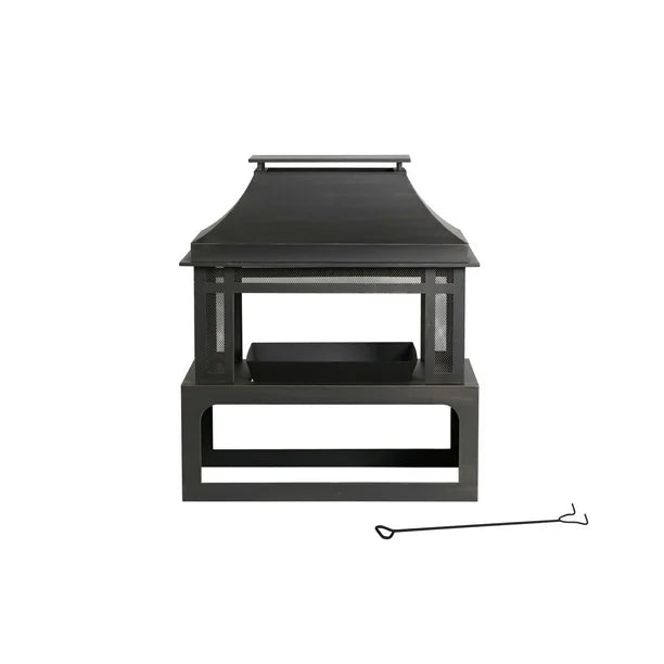 Hometrends Steel Outdoor Fireplace, Hometrends Outdoor Fireplace