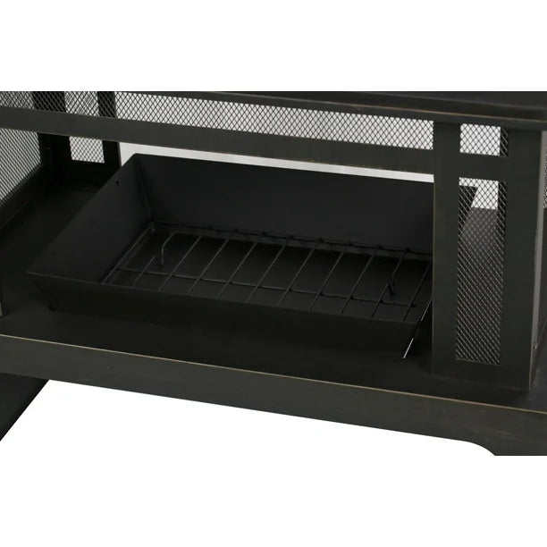 Hometrends Steel Outdoor Fireplace, Hometrends Outdoor Fireplace