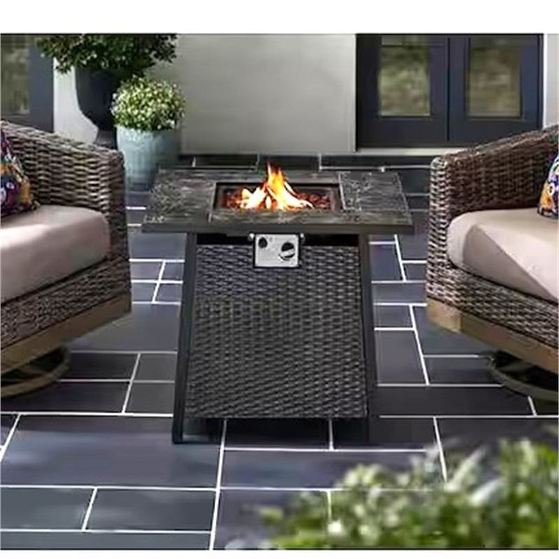 BLACK STEEL 30" PROPANE FIRE PITS